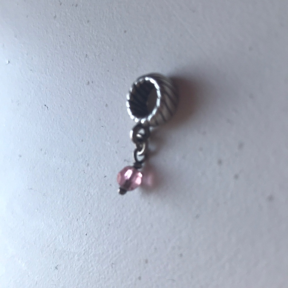 Pandora October Birthstone/Pink Gem Charm